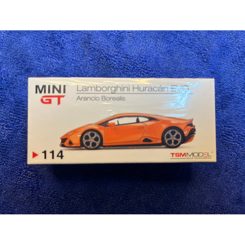 【QIYI SHOP】 Mini GT 114  Lamborghini Huracan EVO 橙色