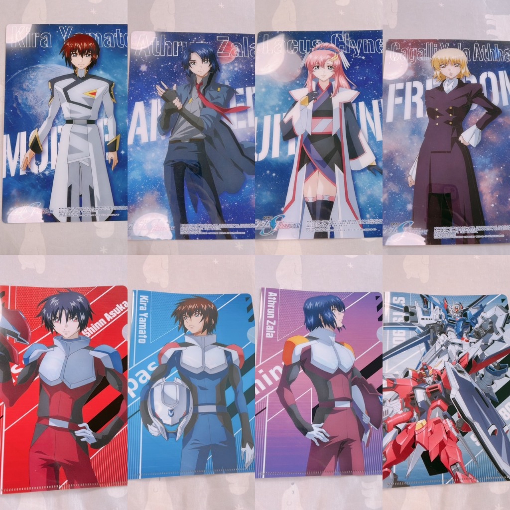 【日本限定】 劇場版 機動戰士鋼彈 SEED FREEDOM  墊板 周邊商品 超商 特典 資料夾 煌大和 阿斯蘭