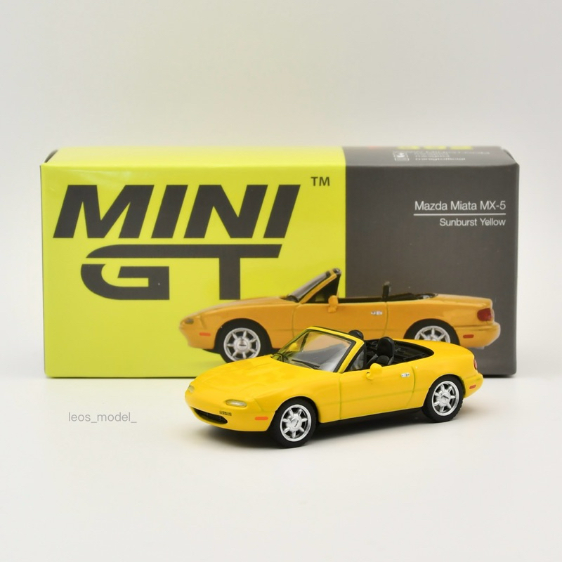【台南現貨】全新 1/64 MINI GT 392 Mazda Miata MX-5 必燈版本 模型車 里歐模玩