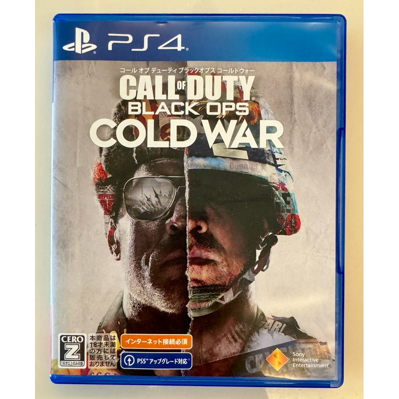 二手 PS4遊戲片 日版 日文版 決勝時刻：黑色行動冷戰 Call of Duty Cold War COD冷戰