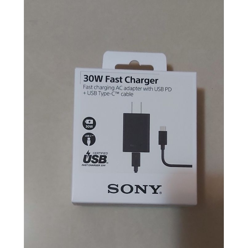 SONY-30W 快速充電器 XQZ-UC1原廠全新😀未拆