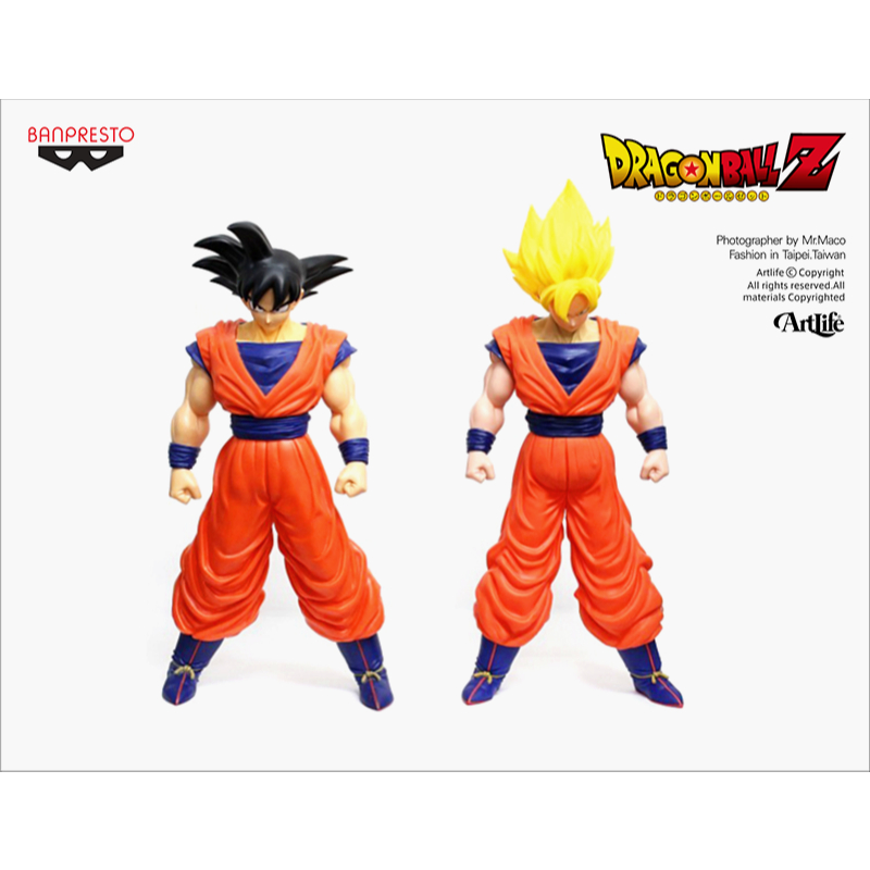 ArtLife @ BANPRESTO 2008 鳥山明 ドラゴンボールZ 超巨大ソフビ 七龍珠 孫悟空 賽亞人