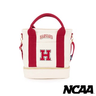 NCAA 哈佛 雙層 防水內裡 托特包【73558701】包包 兩用包 側背包 野餐袋 HARVARD