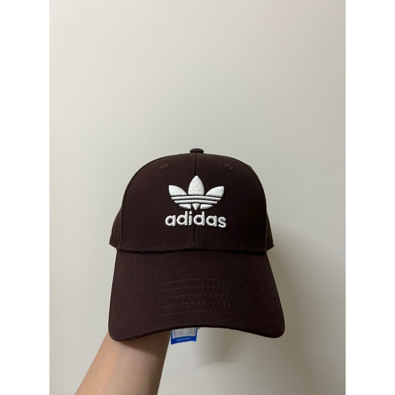 全新商品-adidas 巧克力色老帽