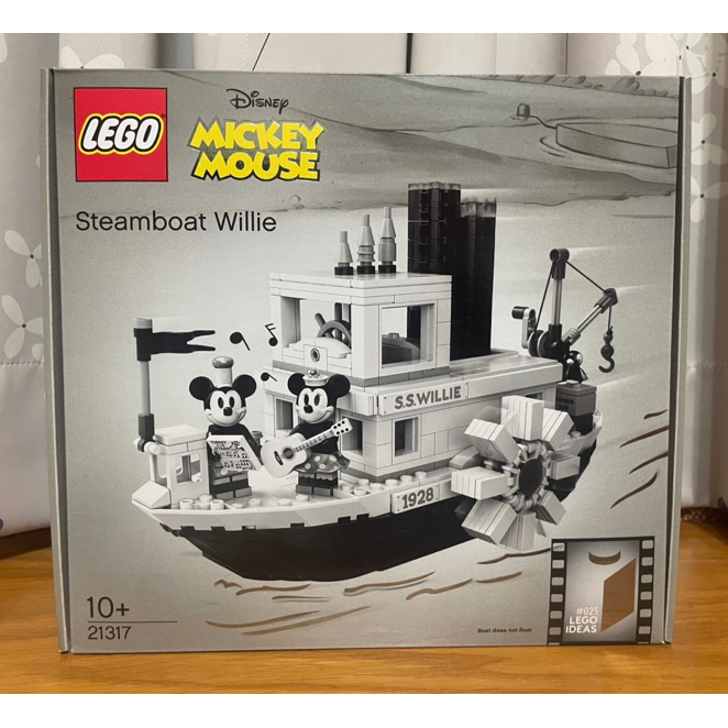 【椅比呀呀|高雄屏東】LEGO 樂高 21317 IDEAS 米奇蒸汽船威利號 Steamboat Willie 絕版