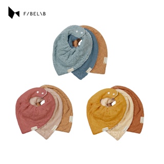 丹麥Fabelab 有機棉三角圍兜三入組 圍兜 口水巾