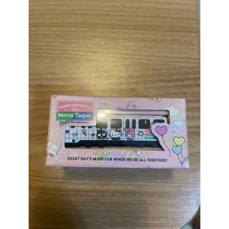 台北捷運X Hello Kitty 50th 彩繪列車3D造型悠遊卡（現貨）