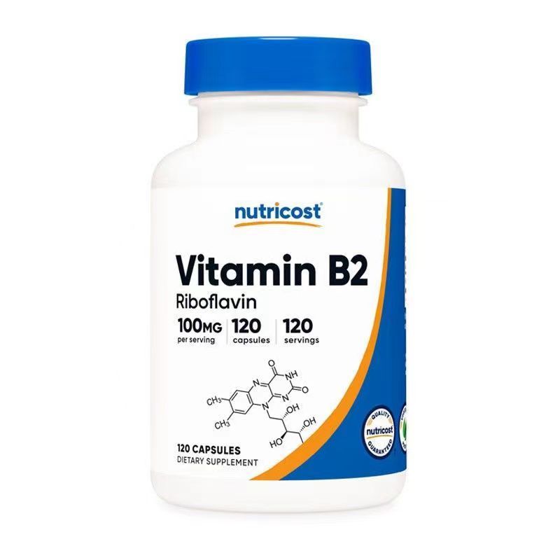 美國直郵 Nutricost Vitamin B2 維生素B2 100mg 120粒