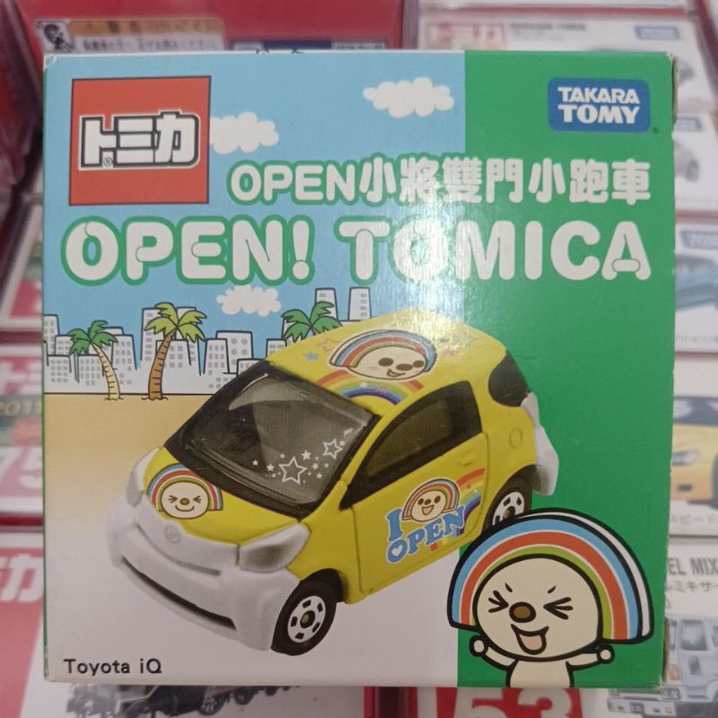 TOMICA  絕版OPEN2012台灣限定 TOYOTA IQ OPEN小將雙門小跑車