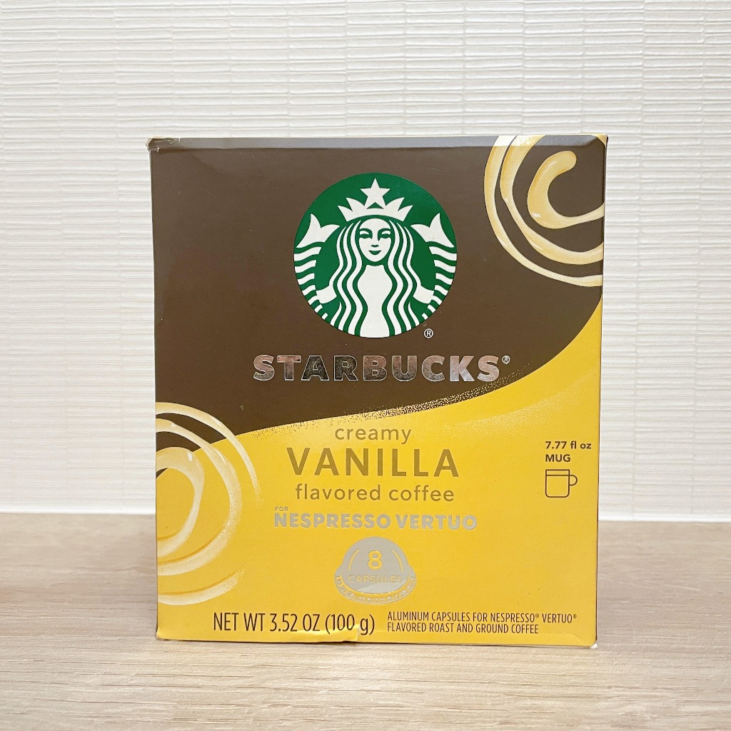 【𖤐台灣現貨𖤐】美國 星巴克 Nespresso VERTUO 香草風味 膠囊咖啡 STARBUCKS 濃縮 大杯 盒裝