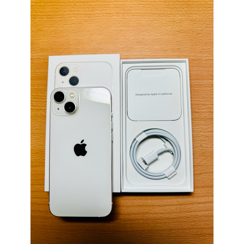 《自售》iPhone 13 128G 白色（二手無傷）