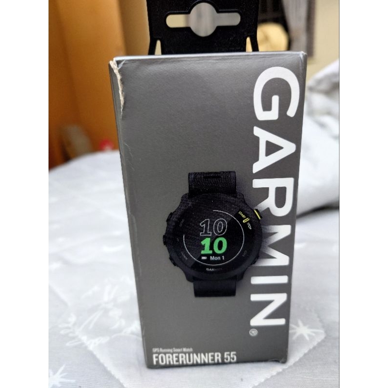 【GARMIN】Forerunner 55GPS智慧心率跑錶（黑）