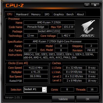 AMD R7 2700X