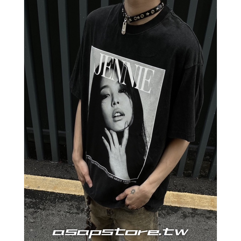[A$AP STORE] JENNIE 金珍妮 時尚雜誌 黑白封面 短袖