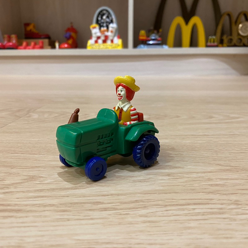 1996麥當勞歡樂農場 麥當勞叔叔耕農車 玩具車 麥當勞玩具 公仔