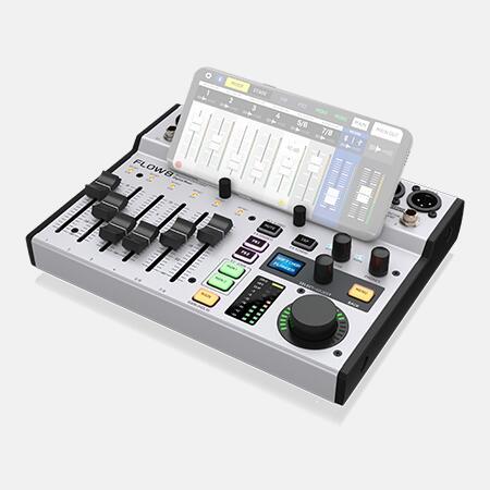【反拍樂器】behringer Flow 8 數位 Mixer 混音器 8軌 iOS 平板app效果 街頭 錄音 公司貨