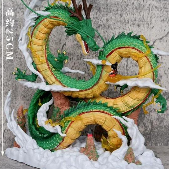 【七龍珠】小號YOYO神龍 不發光 小版 YOYO神龍 綠色神龍 龍珠 小悟空 神龍 環繞神龍 翻模 擺件擺飾 收藏