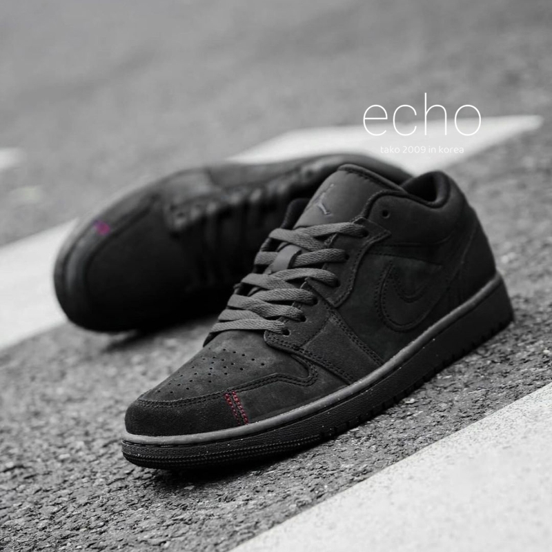 Echo鞋類- Air Jordan 1 Low SE Craft Grey Red 黑魂 休閒鞋 FD8635-001