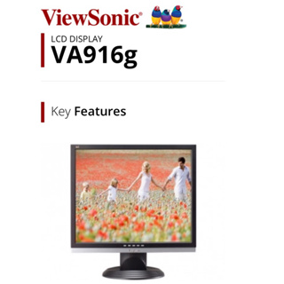 ViewSonic VA916g桌上型螢幕19” 使用正常，可作備用螢幕，限台中市西屯區文華高中正門口面交