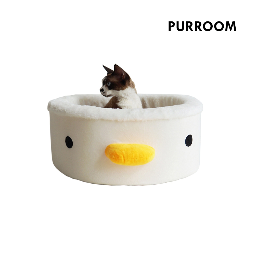 PURROOM 可愛小雞寵物窩 深睡窩窩 寵物睡窩 冬季睡窩 寵物冬天窩 貓用睡窩 睡床 小雞造形 造型睡窩