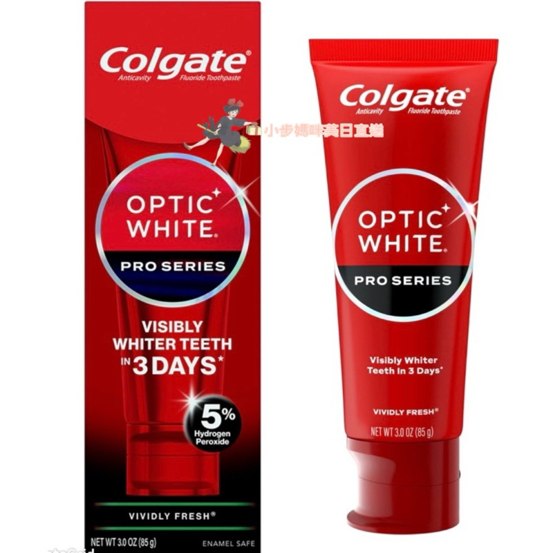 美國空運來台～高露潔Colgate  Optic White PRO 十倍亮白5%光學美白去漬牙膏Dr. Grace推薦