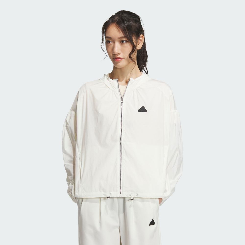 ADIDAS 風衣外套 TECH UPF HD JKT 女 IM8837 白 現貨