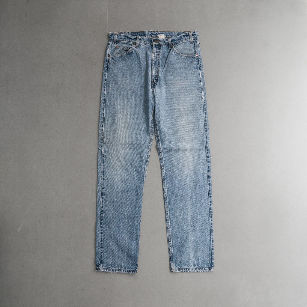 《白木11》 VINTAGE LEVIS 505 DENIM 美國 局標 淺藍 刷色直筒 牛仔 丹寧 長褲