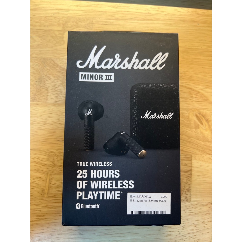 Marshall Minor III Bluetooth 真無線藍牙耳塞耳機(二手)