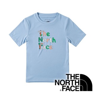 【THE NORTH FACE 美國】童圓領快乾短袖T恤『藍』NF0A88HA