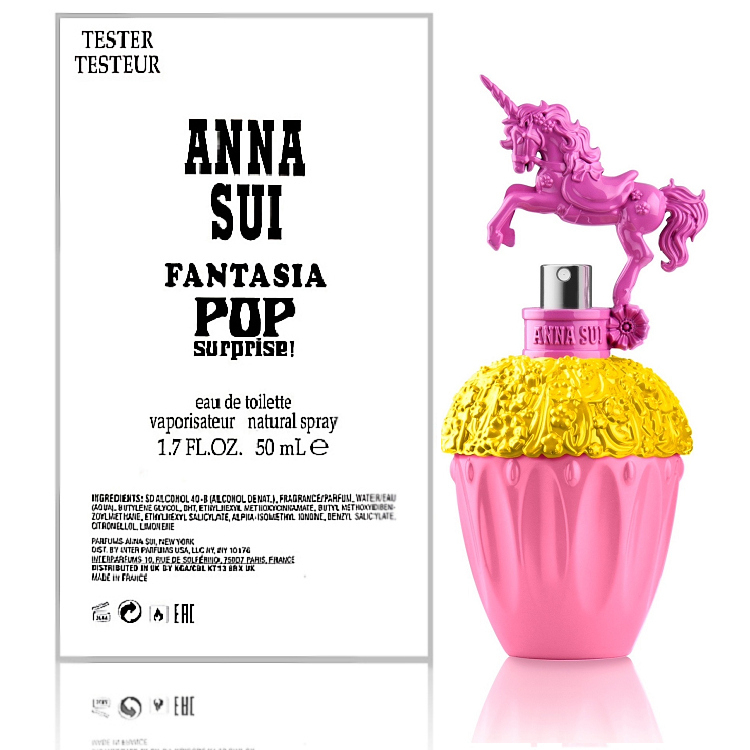 Anna Sui Fantasia Pop Surprise 童話彩虹獨角獸淡香水 50ml (黃粉色) Tester