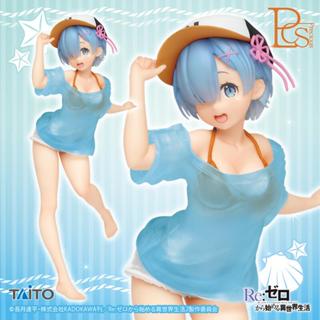 TAITO Re:從零開始的異世界生活 雷姆 T恤泳裝Ver. Renewal 景品 代理版 豬帽子模型玩具