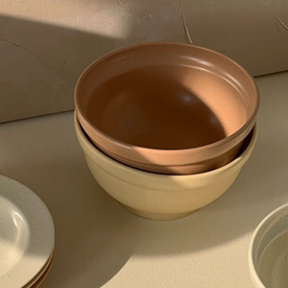 【韓國 Polaathome】主食大碗 純色系列 共3款《瑪黑家居代理》韓系餐具 大碗 飯碗 碗盤 麵碗 點心碗 瓷碗
