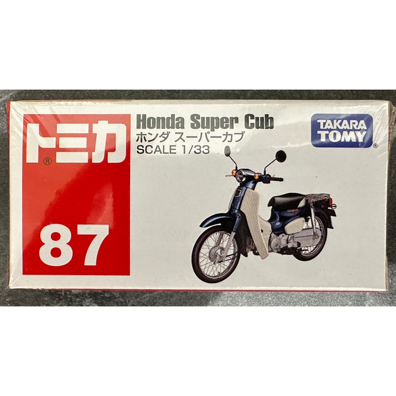 Tomica No.87 87 Honda 本田 Super Cub 摩托車 機車 模型