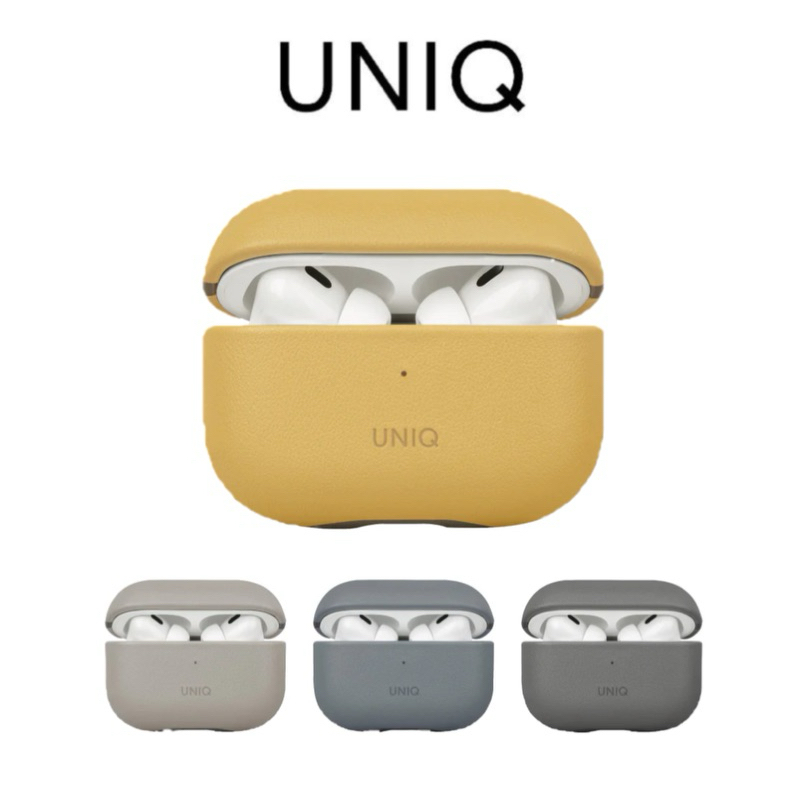 UNIQ 新加坡 Lyden Ds 耐刮皮革收納保護套 附掛繩 AirPods Pro 第2代 (2022)