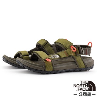 【The North Face】男 款機能抗菌水陸兩用涼鞋 Explore Camp 涼鞋拖鞋 溯溪鞋_綠_8A8X