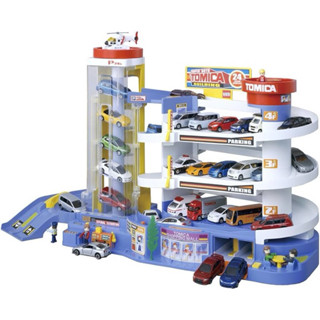 二手✨日本TOMY TAKARA 自動停車場 立體停車塔 立體停車場 TOMICA（此商品因體積過大，無法超取