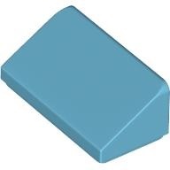 磚家 LEGO 樂高 中間天空藍色 Slope 30 1x2x2/3 平滑小斜角 30度 平滑磚 85984