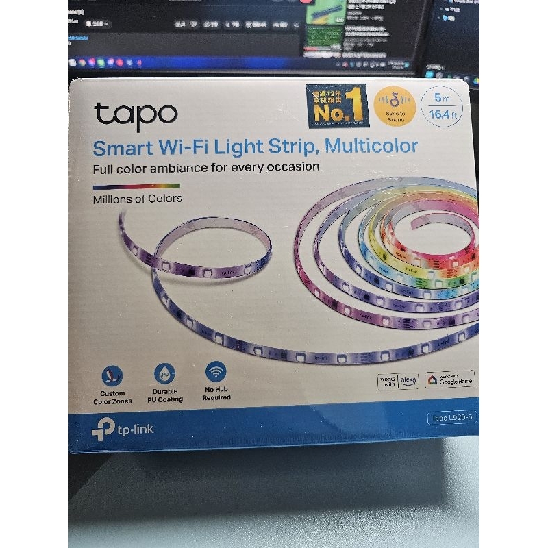 TP-LINK Smart Wi-Fi Light Strip, Multicolor-Tapo L920-5