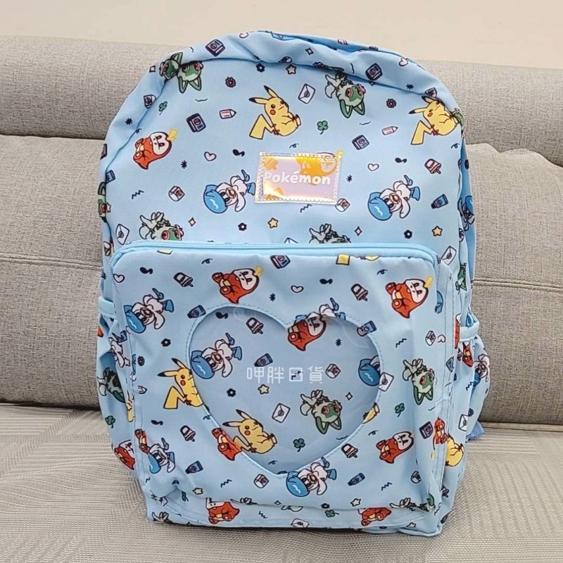 【呷胖日貨】現貨 日本 Pokémon寶可夢 精靈球後背包 皮卡丘後背包 精靈球 御三家 書包 背包