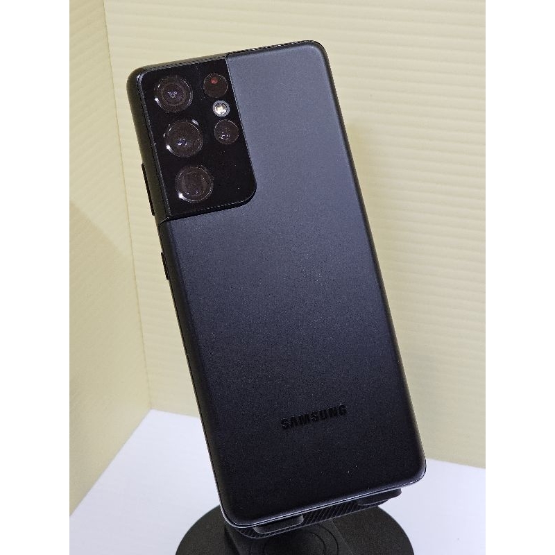 【S21 二手】SAMSUNG S21 Ultra 256GB 黑色 9.5成新 無刮傷【可辦理免卡分期 過件率高】