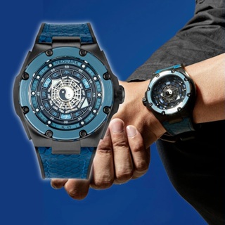 ⏰ACE愛時⏰NSQUARE 五行系列 水屬性 G0473-N59.3 星辰機芯 高貴神秘 藍 太極八卦地支 腕錶 手錶