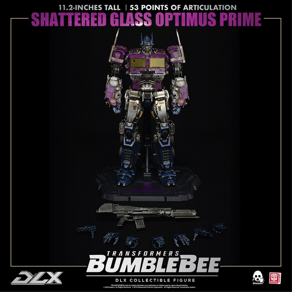 ThreeZero 變形金剛 DLX 鏡像 柯博文 限定版 Shattered Glass Optimus Prime