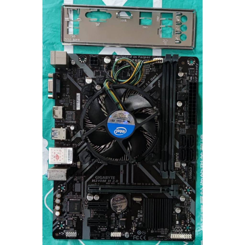 二手技嘉GIGABYTE H310M H2.0 (LGA1151腳位)+Intel G4900