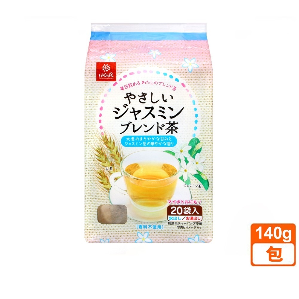 【蝦皮特選】日本 Hakubaku 清爽大麥茉莉花茶 (140g)