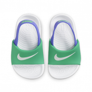 Nike 兒童 涼鞋 Kawa 小童 藍綠白 輕便 舒適 彈性 涼鞋 運動 休閒 涼拖鞋 白綠 BV1094300