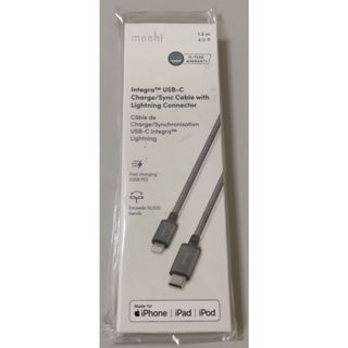 moshi Integra 強韌系列USB-C to Lightning 充電線 傳輸編織線 1.2公尺 iPhone