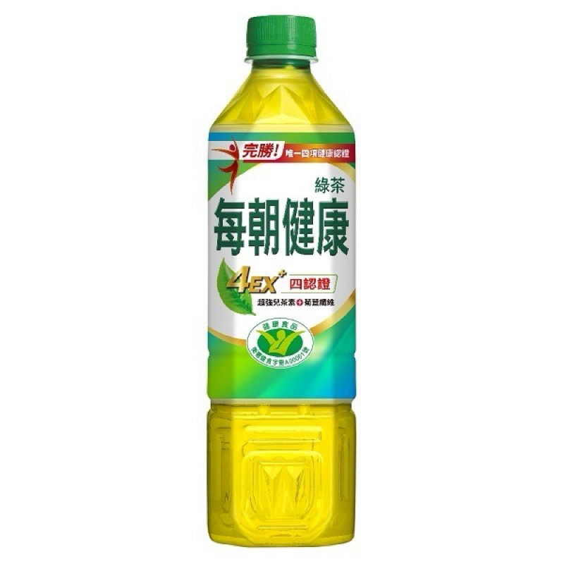 每朝健康綠茶  每朝綠茶解油膩 無糖綠茶 650ml