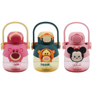 (全新現貨)Disney迪士尼 兒童吸管隨身水瓶/冷水壺/附有加寬背帶 (760毫升)