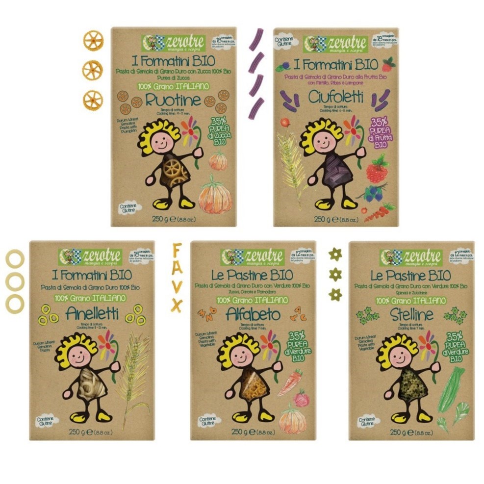 捲髮夏菈 兒童義大利麵 寶寶麵