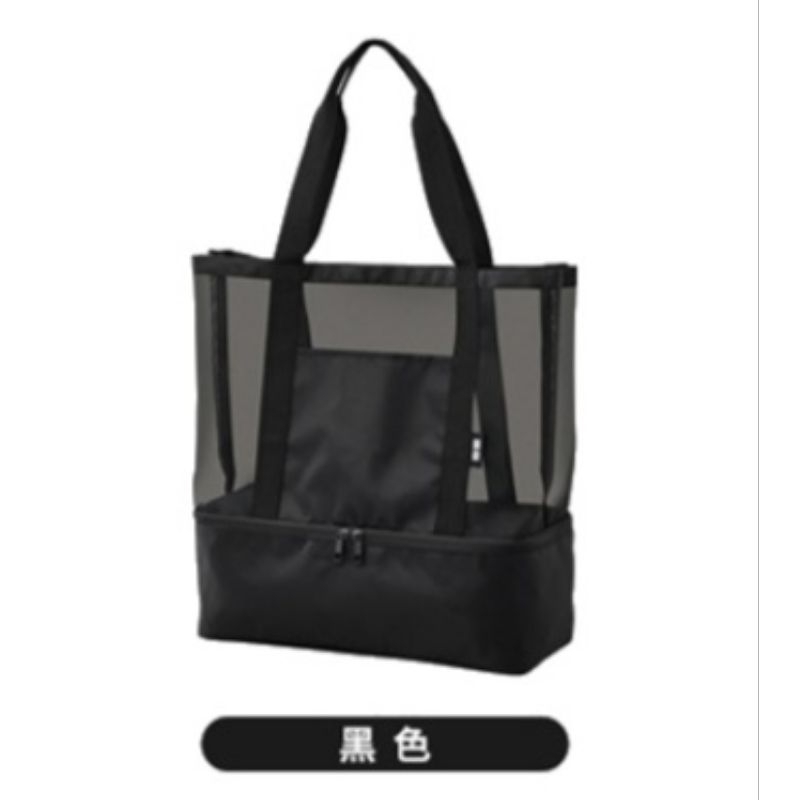 UNIQLO網眼購物袋（附保冷收納機能）黑色